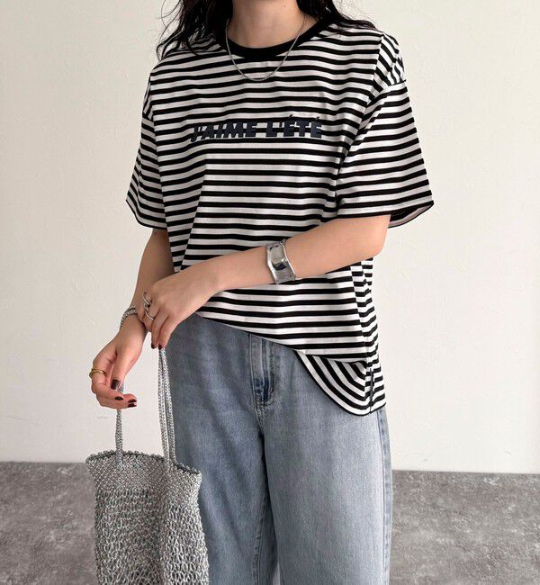 fredy emue「シルケットサマーロゴ半袖Tシャツ」|Tシャツ・カットソー|