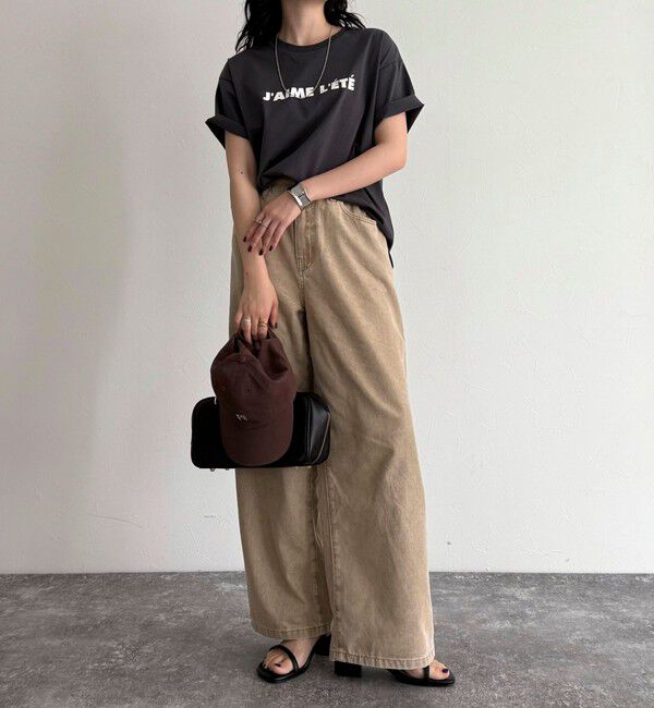 fredy emue「シルケットサマーロゴ半袖Tシャツ」|Tシャツ・カットソー|