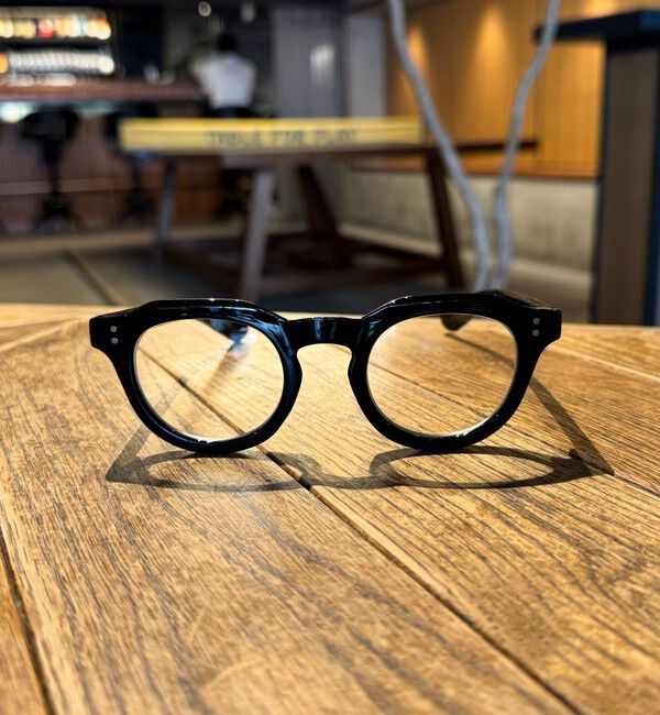 fredy emue「【haruセレクト】ブラック太フレームメガネ」|メガネ|
