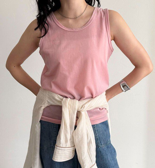 fredy emue「ベロアタンクトップ」|タンクトップ|