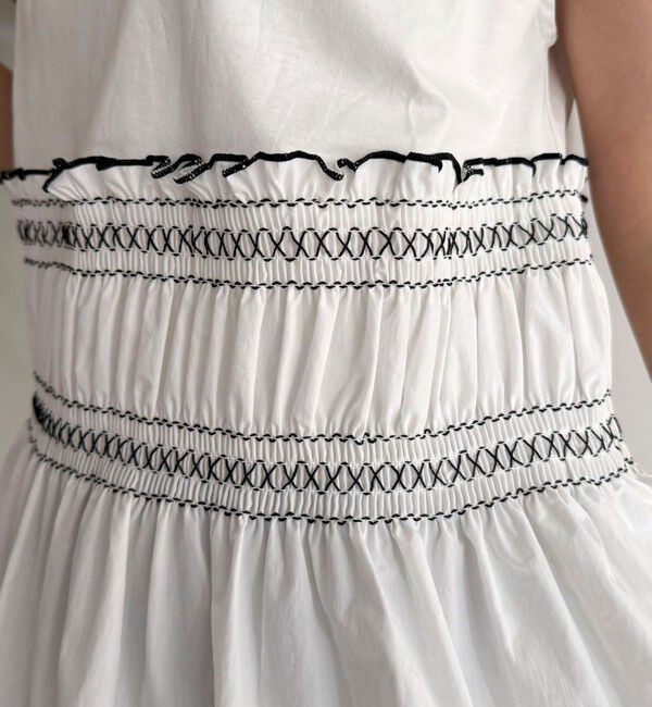 fredy emue「スモッキングフレンチプルオーバー」|Tシャツ・カットソー|