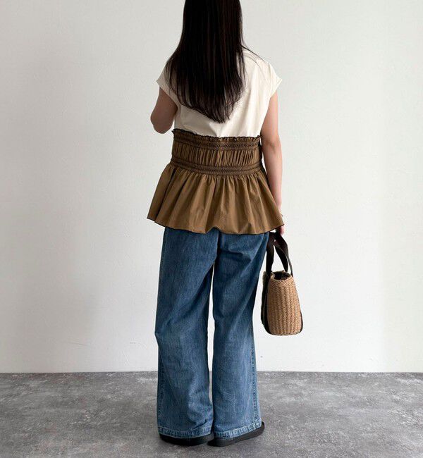 fredy emue「スモッキングフレンチプルオーバー」|Tシャツ・カットソー|