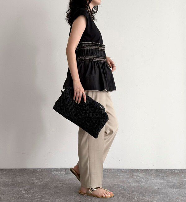 fredy emue「スモッキングフレンチプルオーバー」|Tシャツ・カットソー|