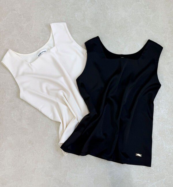 fredy emue「【完売カラー追加販売決定】リラックスサテンタンク」|タンクトップ|