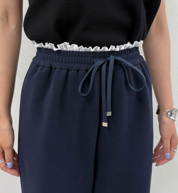 fredy emue「ウエストレイヤードイージーパンツ」|チノ|