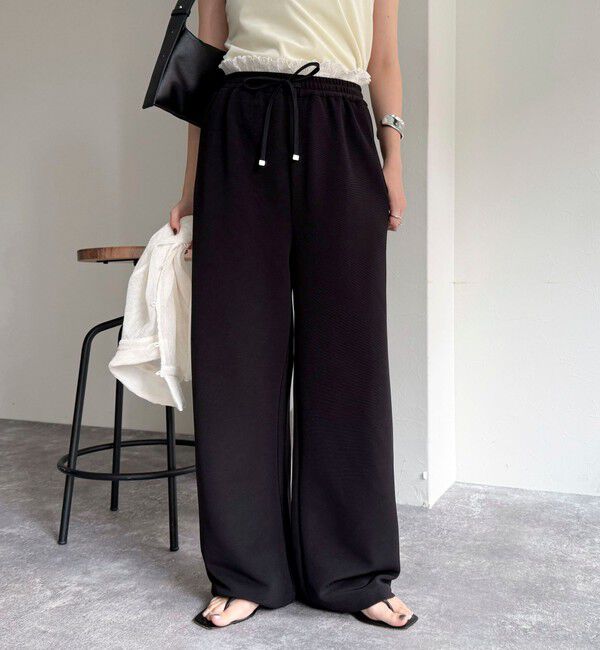 fredy emue「ウエストレイヤードイージーパンツ」|チノ|