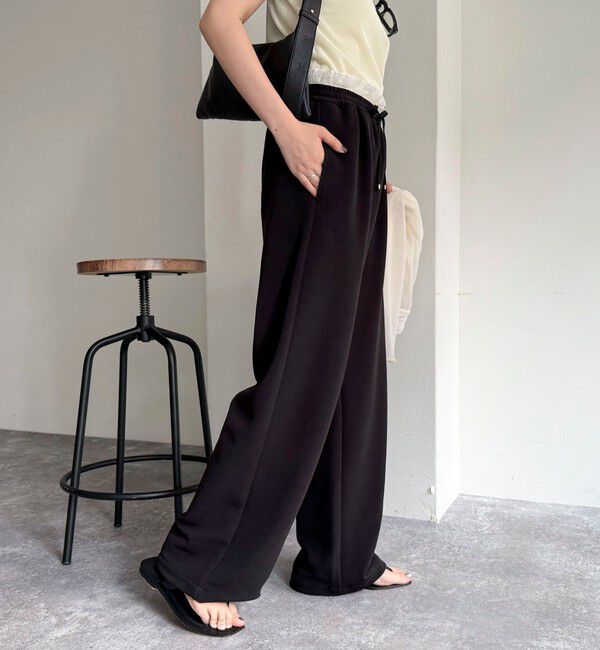 fredy emue「ウエストレイヤードイージーパンツ」|チノ|