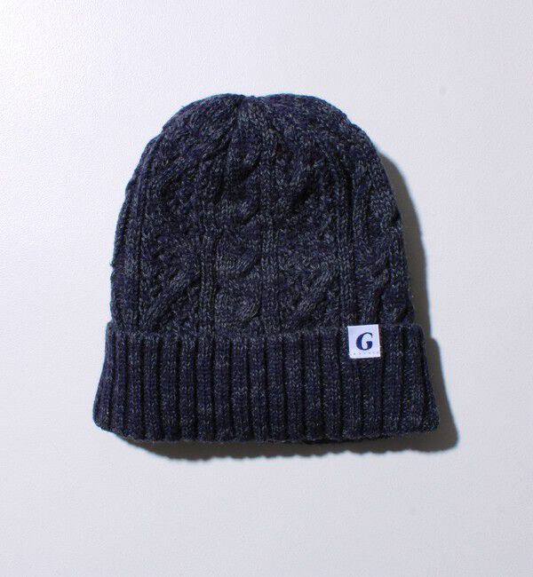 GLOSTER「【GLOSTER/グロスター】裏ボア ケーブルワッチ ニット帽」|ニット帽|