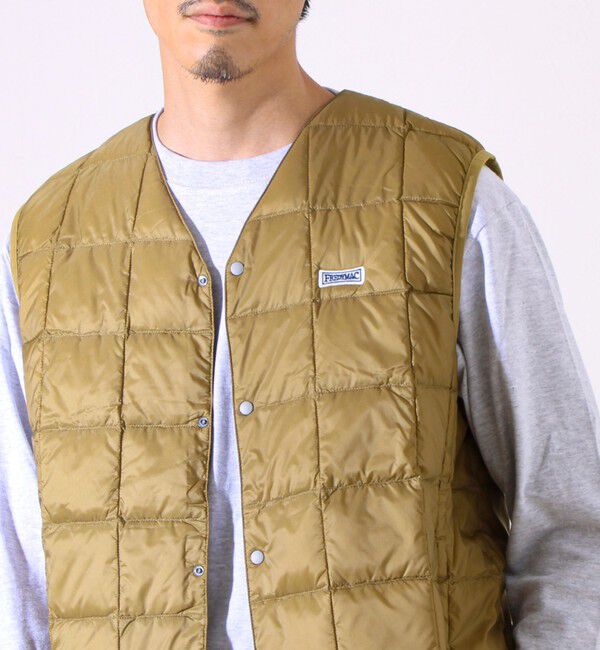 GLOSTER「【UNISEX/4サイズ/6色展開】FREDYMAC別注 TAION ベーシックインナーダウンベスト」|ダウンベスト・ベスト|