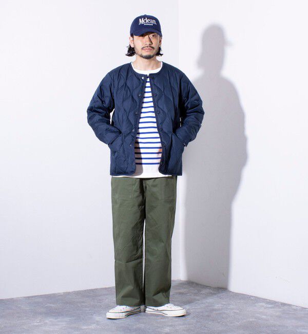 GLOSTER「【GLOSTER別注】TAION ミリタリー クルーネック ライナージャケット」|ダウン|
