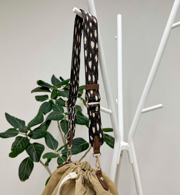 fredy emue「ジャガードショルダードロスト巾着バッグ」|ショルダー・メッセンジャー|