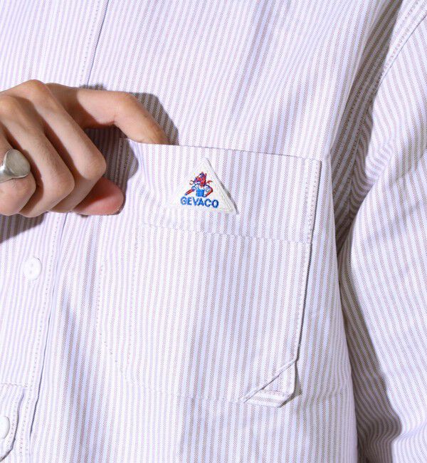 GLOSTER「【シーズンレス】【GEVACO】オックスバンドカラーシャツ」|シャツ・ブラウス|