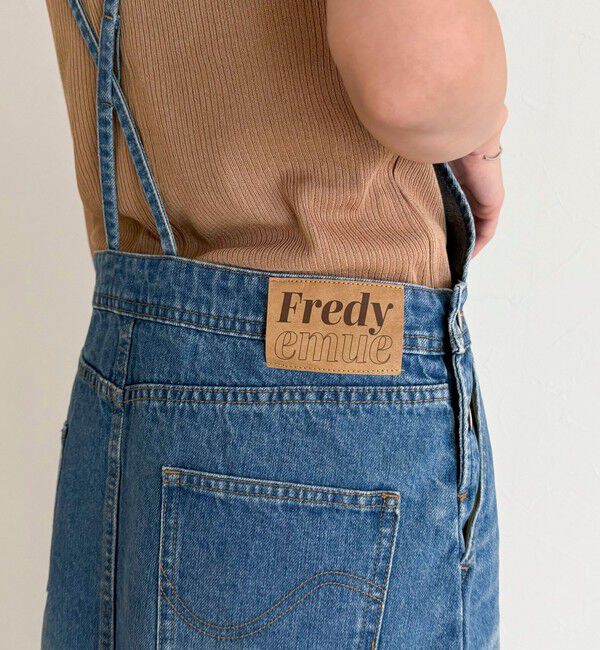 fredy emue「デニムサロペットチュニック」|オールインワン|
