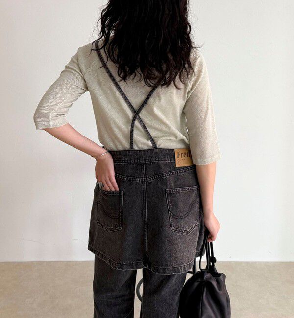 fredy emue「デニムサロペットチュニック」|オールインワン|