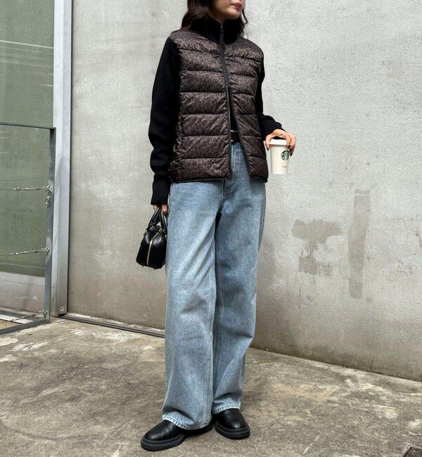 fredy emue「【TAION/タイオン】別注HI NECK DOWN JACKET+SLEEVE KNIT」|ダウン|