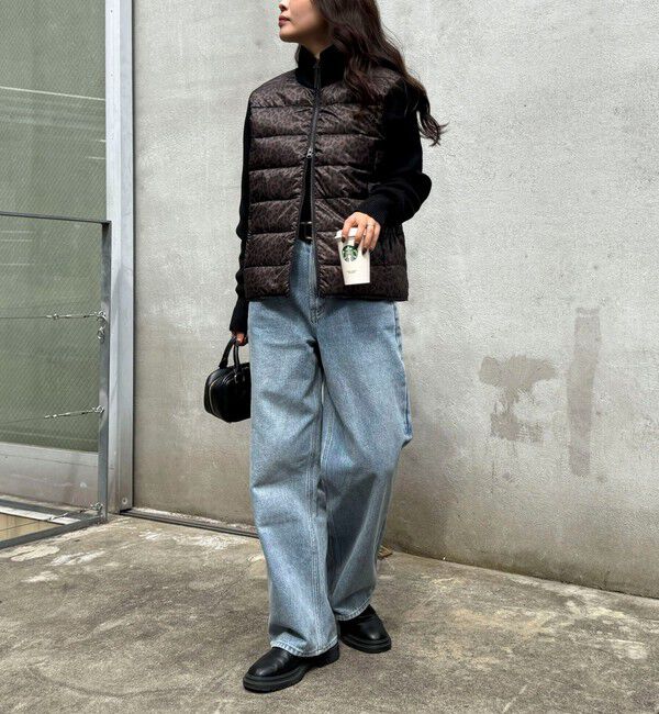 fredy emue「【TAION/タイオン】別注HI NECK DOWN JACKET+SLEEVE KNIT」|ダウン|