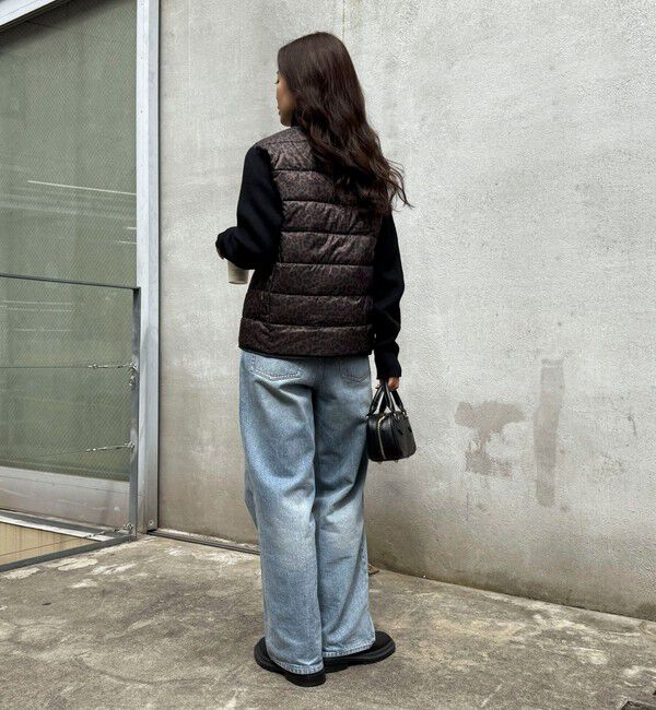 fredy emue「【TAION/タイオン】別注HI NECK DOWN JACKET+SLEEVE KNIT」|ダウン|