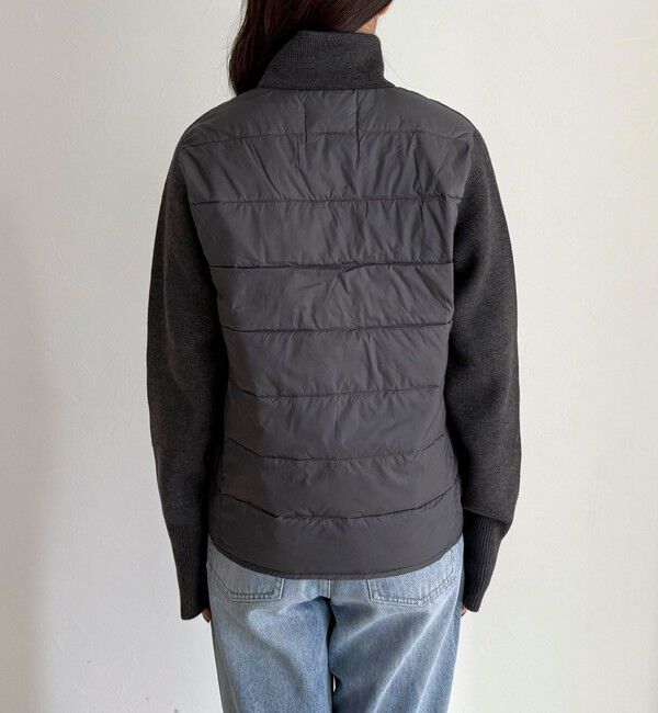 fredy emue「【TAION/タイオン】別注HI NECK DOWN JACKET+SLEEVE KNIT」|ダウン|