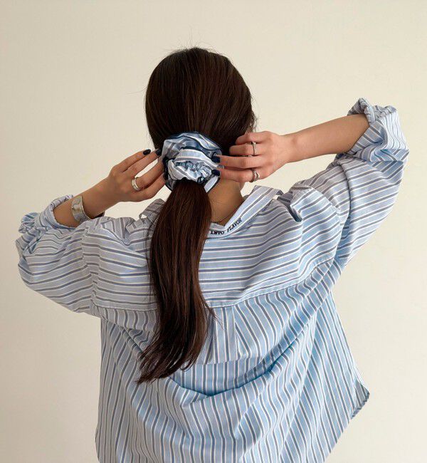 fredy emue「《WEB限定》ベーシックエンブロイダリーシャツ シュシュset」|シャツ・ブラウス|