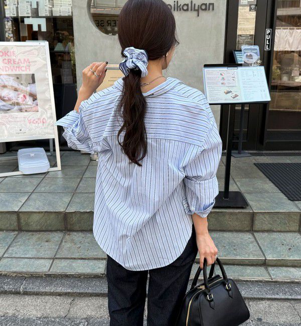 fredy emue「《WEB限定》ベーシックエンブロイダリーシャツ シュシュset」|シャツ・ブラウス|