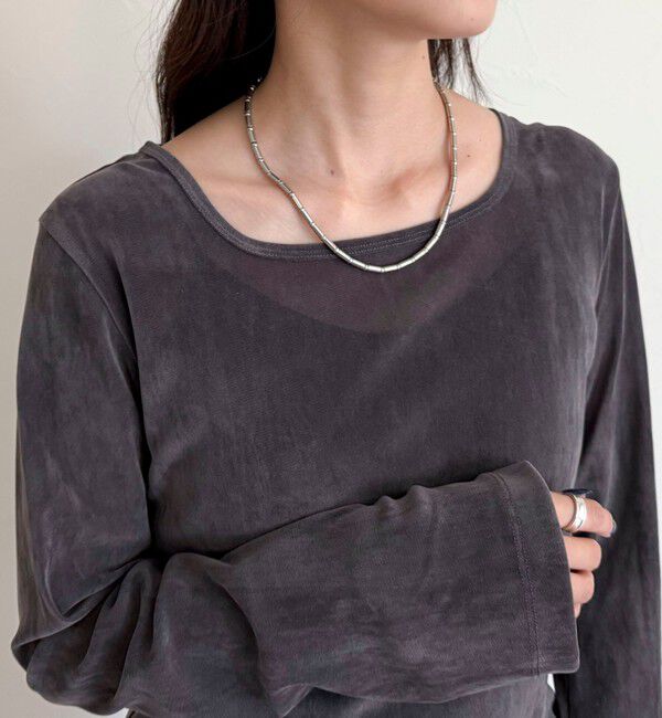 fredy emue「シアーフロッキーフレアスリーブプルオーバー」|Tシャツ・カットソー|