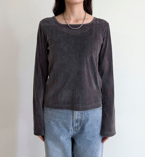 fredy emue「シアーフロッキーフレアスリーブプルオーバー」|Tシャツ・カットソー|