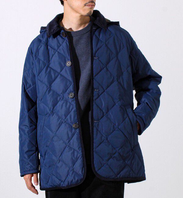 GLOSTER「【ビジカジ対応/新色追加】GLOSTER別注 TAION ダイヤキルト ダウンジャケット」|ダウン|ネイビー