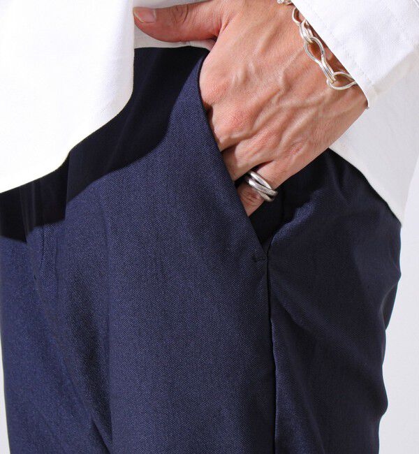 GLOSTER「【大人の美脚パンツ/S～XL展開】ミラクルストレッチ イージーパンツ」|チノ|