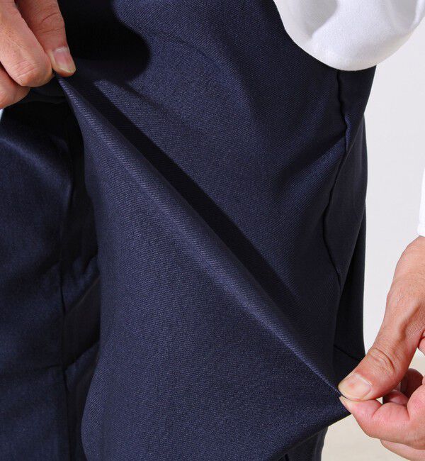 GLOSTER「【大人の美脚パンツ/S～XL展開】ミラクルストレッチ イージーパンツ」|チノ|