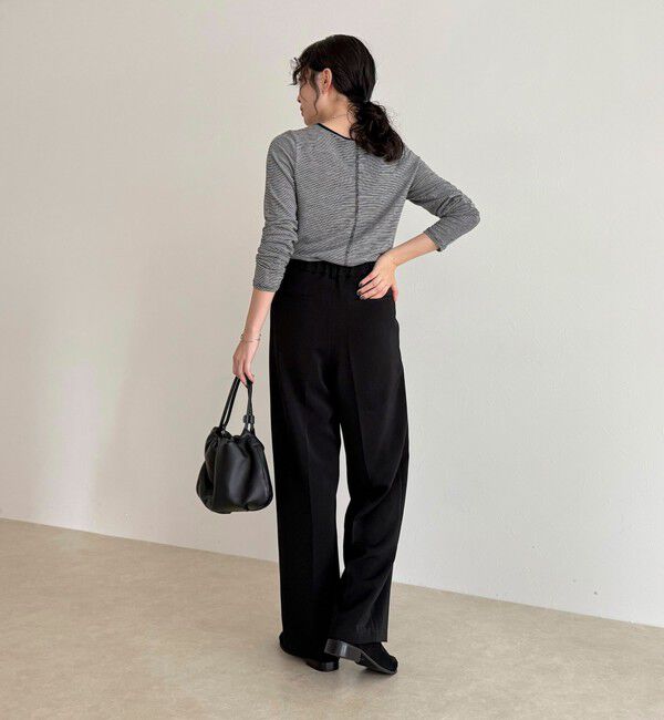 fredy emue「ウールブレンドシアーロンTシャツ」|Tシャツ・カットソー|