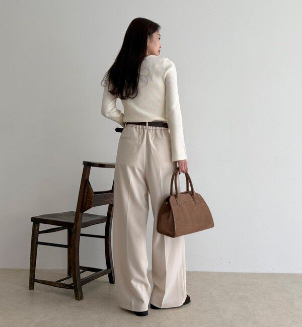 fredy emue「袖スリットリブニットプルオーバー」|ニット・セーター|