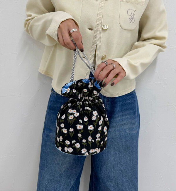 fredy emue「【CASSELINI/キャセリーニ】ジャガード巾着バッグ」|ショルダー・メッセンジャー|