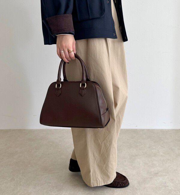 fredy emue「台形ファスナーボストンバッグ」|ショルダー・メッセンジャー|