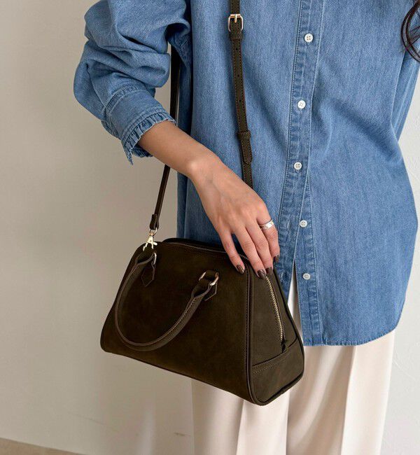 fredy emue「台形ファスナーボストンバッグ」|ショルダー・メッセンジャー|