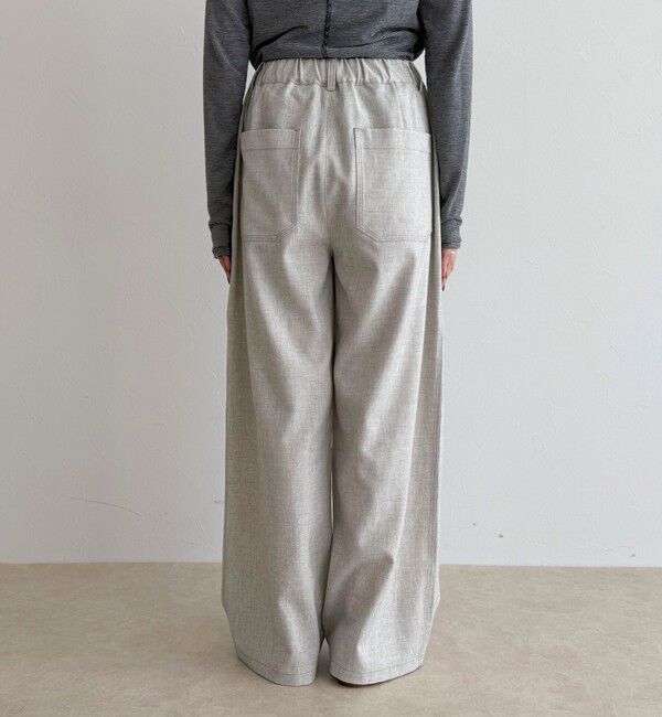 fredy emue「ウールライクイージーワークパンツ」|チノ|