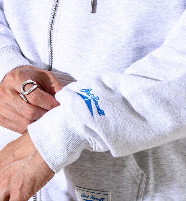 GLOSTER「【JACKPURCELL/ジャックパーセル】コーマ裏毛 フルジップパーカー」|パーカー|