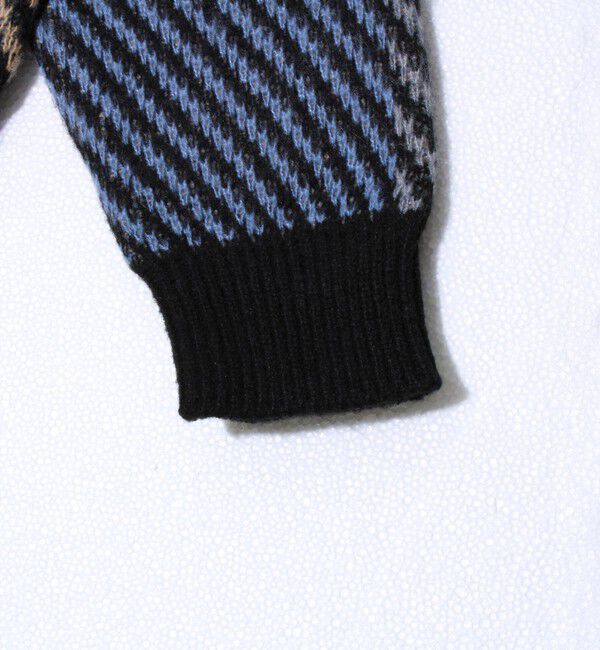 GLOSTER「【実績品番/UNISEX/別注柄あり】【BHPC】モヘヤタッチニットカーディガン」|カーディガン|