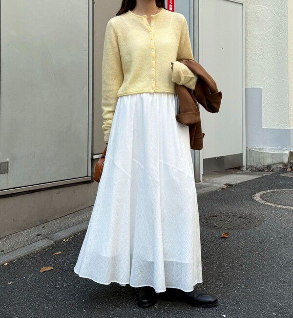 fredy emue「モヘヤ混ビスチェカーディガン」|カーディガン|