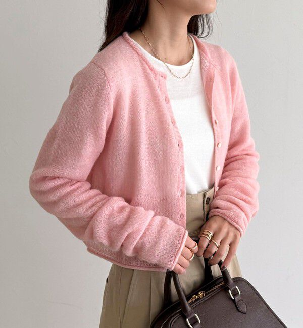 fredy emue「モヘヤ混ビスチェカーディガン」|カーディガン|