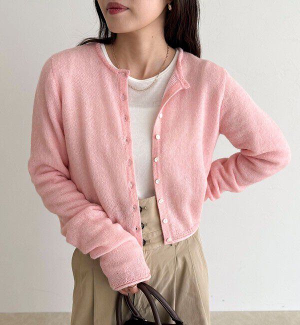 fredy emue「モヘヤ混ビスチェカーディガン」|カーディガン|