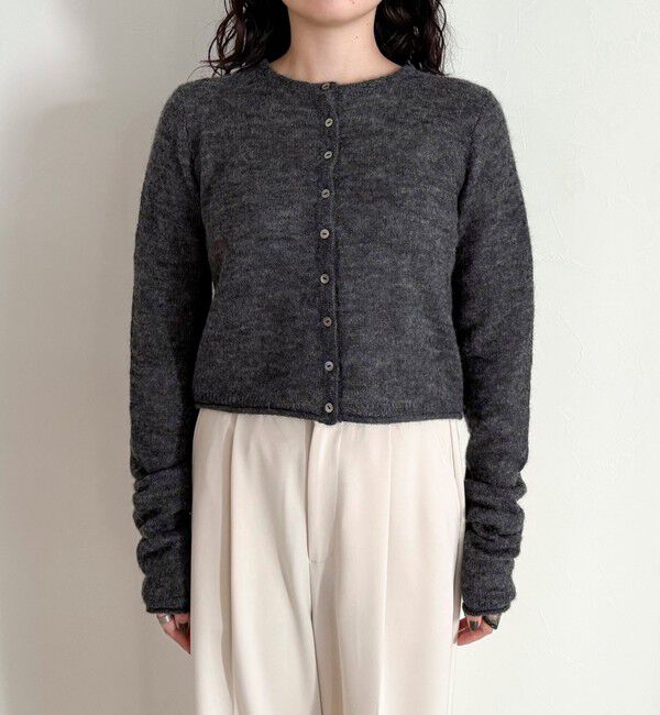 fredy emue「モヘヤ混ビスチェカーディガン」|カーディガン|