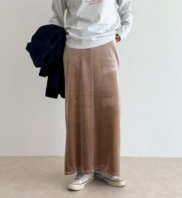 fredy emue「ベロアタイトスカート」|スカート|