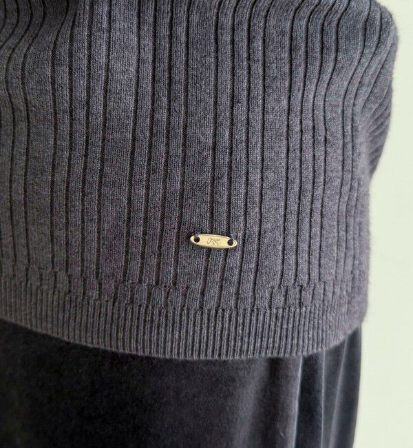 fredy emue「ちびVネックリブニットプルオーバー」|ニット・セーター|