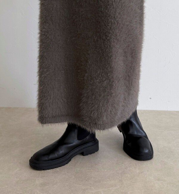 fredy emue「シャギーニットスカート」|タイト|