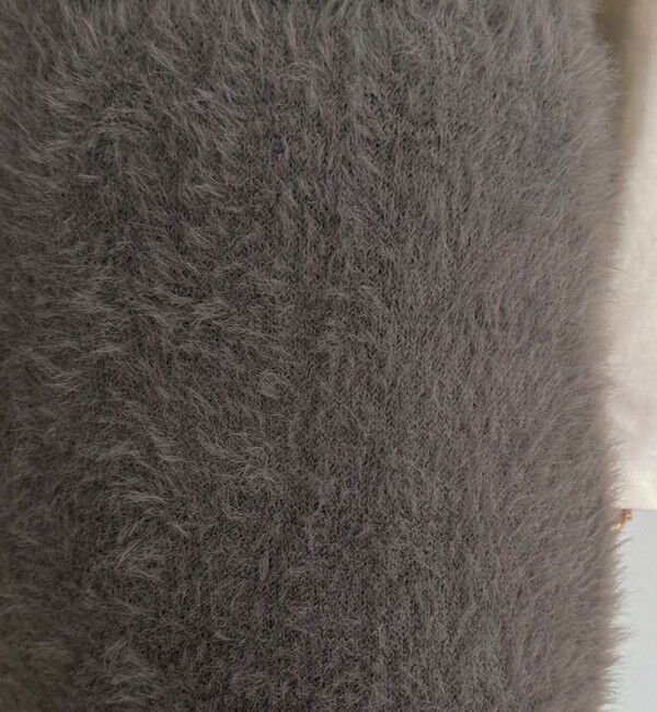 fredy emue「シャギーニットスカート」|タイト|