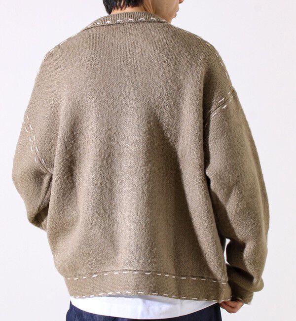 GLOSTER「【ユニセックス対応】ハンドステッチニットジャケット」|カーディガン|