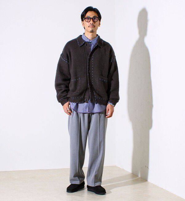 GLOSTER「【ユニセックス対応】ハンドステッチニットジャケット」|カーディガン|