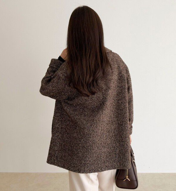 fredy emue「【リバイバル/新色追加】ウール混ミドル丈Pコート」|ピーコート|