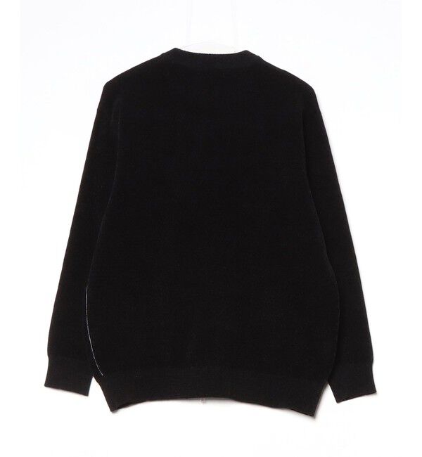 GLOSTER「【チクチクしないニットシリーズ】モールダブルフェイス クルージップカーデ」|カーディガン|