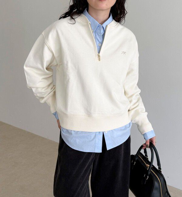 fredy emue「ハーフジップ裏毛スウェット」|スウェット・ジャージ|